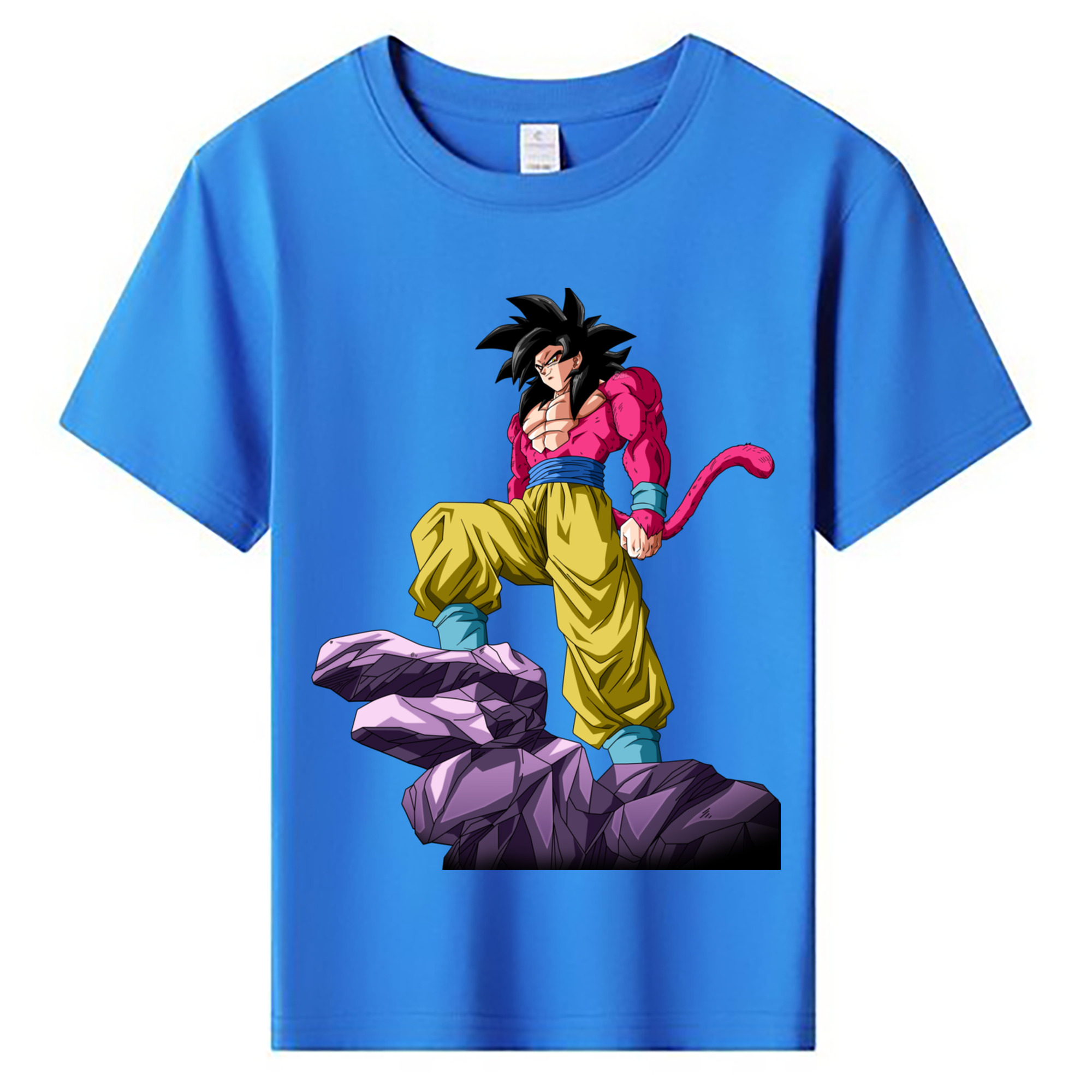 （画像用） ドラゴンボール 孫悟空（そん ごくう）Son Goku カカロット DRAGON BALL Kakarotto 綿100％キッズTシャツ（フロントプリント）